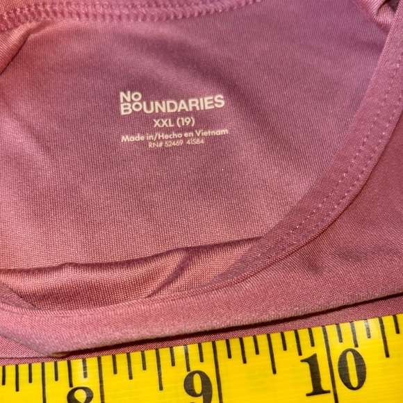 No Boundaries Pink Sleeveless Relaxed Tank Top - Picture 3 of 4